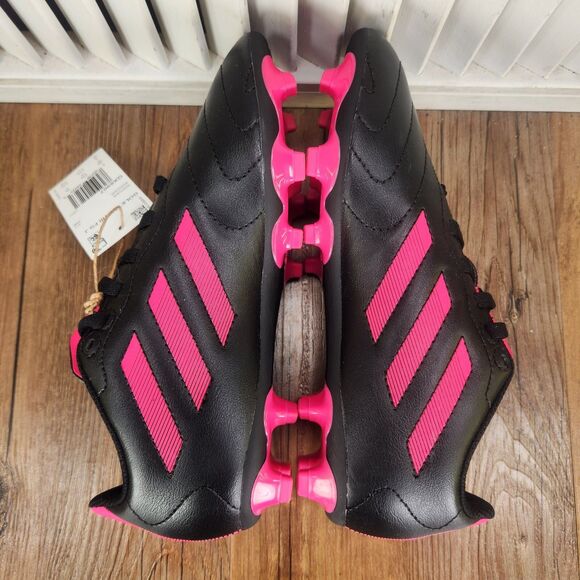 Adidas Goletto VIII FG Junior Size 3 Black Pink Athletic Soccer Cleats GX6907 - Picture 6 of 11